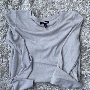 EXPRESS glitter long sleeve
